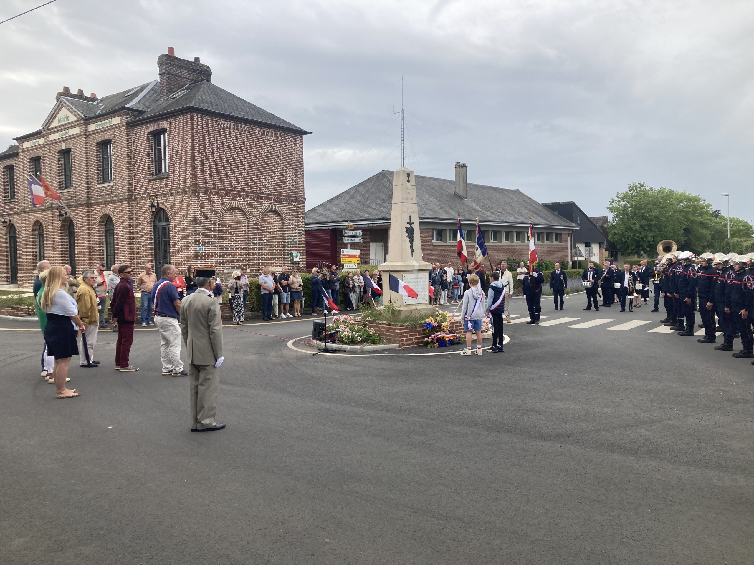 Cérémonie du 14 juillet 2023 à Servaville-Salmonville